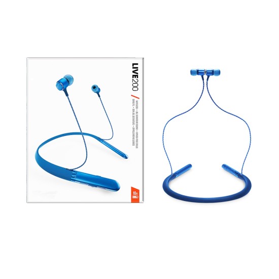 AURICULARES INALÁMBRICOS CUELLO LIVE200 CON PUERTO TARJETA MICRO SD AZUL AURICULARES INALÁMBRICOS CUELLO LIVE200 CON PUERTO TARJETA MICRO SD AZUL